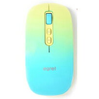 イーグレット EM23-P3 萌黄 PrettiE Bluetooth/2.4GHz USBワイヤレスマウス 静音 7ボタン EM23P3