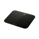 エレコム(ELECOM) HCS-S03BK(ブラック) 体重計 デジタルヘルスメーター コンパクト 乗るだけ自動電源ON 強化ガラス天板 最大150kg対応 ...
