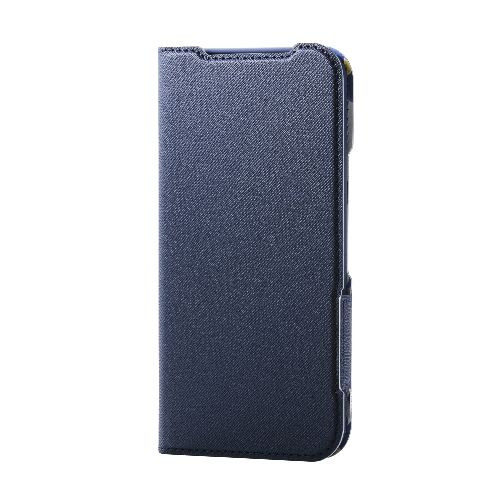 エレコム(ELECOM) PM-P251PLFUJNV ネイビー Google Pixel 9a ケース レザー 手帳型 マグネット 衝撃吸収 超軽量 薄型 ワイヤレス充電可 花柄