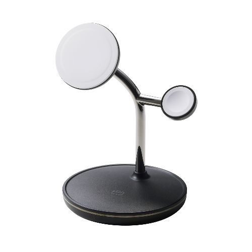 エレコム(ELECOM) W-MS07BK(ブラック) ワイヤレス充電器 15W出力 マグネット式 充電スタンド 3in1 MagSafe対応 iPhone/AirPods/Apple Watch エレコム(ELECOM) W-MS07BK(ブラック) ワイヤレス充電器 15W出力 マグネット式 充電スタンド 3in1 MagSafe対応 iPhone/AirPods/Apple Watch