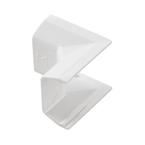 エレコム(ELECOM) LD-GAFR3MWH(ホワイト) 配線カバー モール 接続ユニット 入ズミ 【 壁用 フラットモール LD-GAF3MWH 専用 】 エレコム(ELECOM) LD-GAFR3MWH(ホワイト) 配線カバー モール 接続ユニット 入ズミ 【 壁用 フラットモール LD-GAF3MWH 専用 】