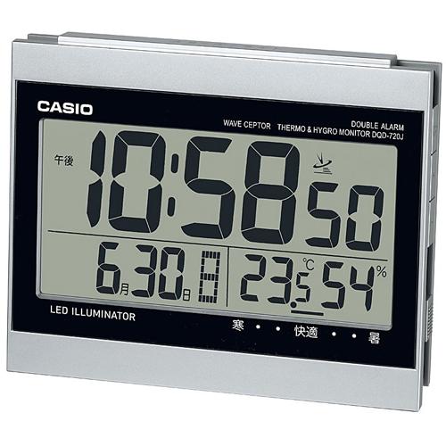 CASIO(カシオ) DQD-720J-8JF 温湿度計付き電波置き時計