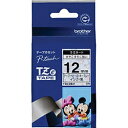 ブラザー brother TZe-DB31 ピータッチ ディズニーキャラクター 黒文字/ベビーミッキーブルー 12mm