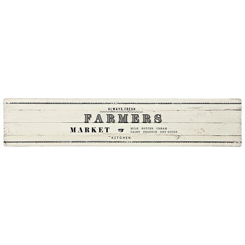 ベストコ ND-9874 ファーマーズマーケット ホワイト キッチンマット 45×220cm さらっと拭ける ぷにぷに触感