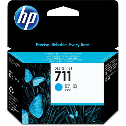HP(ヒューレットパッカード) CZ130A 純正 HP711 インクカートリッジ シアン