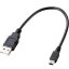 쥳(ELECOM) U2C-GMM025BK(֥å) USB2.0֥/A-mini-B PS3