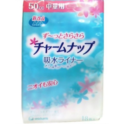 ユニ・チャーム(unicharm) チャームナップ 吸水ライナー 中量 18枚