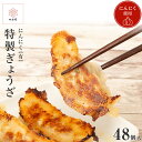 特製餃子 餃子 ぎょうざ ギョウザ ギョーザ ぎょーざ 冷凍 48個入 焼き餃子 冷凍餃子 にんにく 有り 国産 豚肉 飲茶 点心 香港 香港点心 香港飲茶 中...