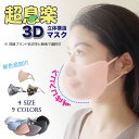 洗える超息楽3Dマスク 防塵マスク 