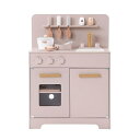子供用 知育玩具 木製 調理器具付き ままごとセット おままごと キッチン 誕生日 台所 子供 収納 まねっこ コンロミニキッチン おもちゃキッチン キッズ ベビー ピンク