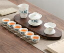 【期間限定1900円OFF!!】茶器揃 陶磁茶具セット 日常生活 茶器 茶皿 陶器製ティーセット 番茶器セット 急須 湯呑みセット 旅行ティーセット 中国茶セッ...