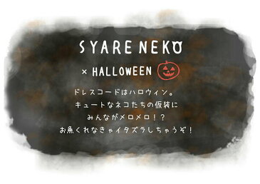 【メール便対応可】ポストカード『SYARENEKO×Halloween』猫/ねこ/ハガキ/絵葉書/メッセージ/文房具/ステーショナリー/かわいい/おもしろ/ハロウィン/コスプレ/仮装/ギフト/贈り物/動物/とことこサーカス/てまりのおうち/てまりのおしろ