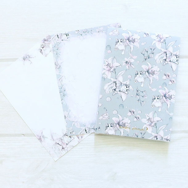 【メール便12点まで対応可】メモパッド『ashita donna hi? 〜ネコユリヒメ〜』