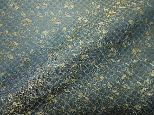 樂天商城 - 和柄 生地 貴船 緞子 網目地につる花 10cm単位 切り売り