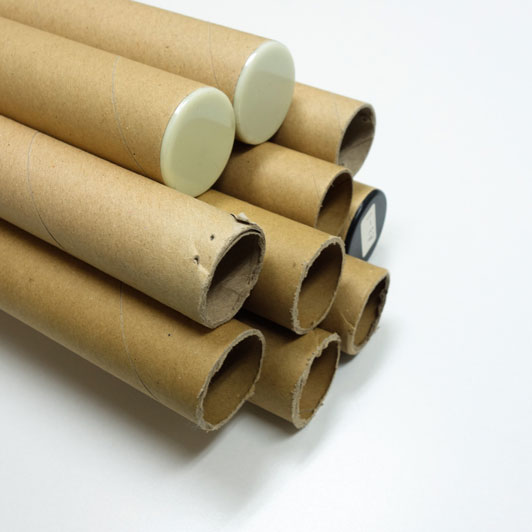 リサイクル紙管 長さ35~45cm×内径2.5~3.5cm 10本セット 紙芯 リサイクル 紙筒 巻き棒 芯棒