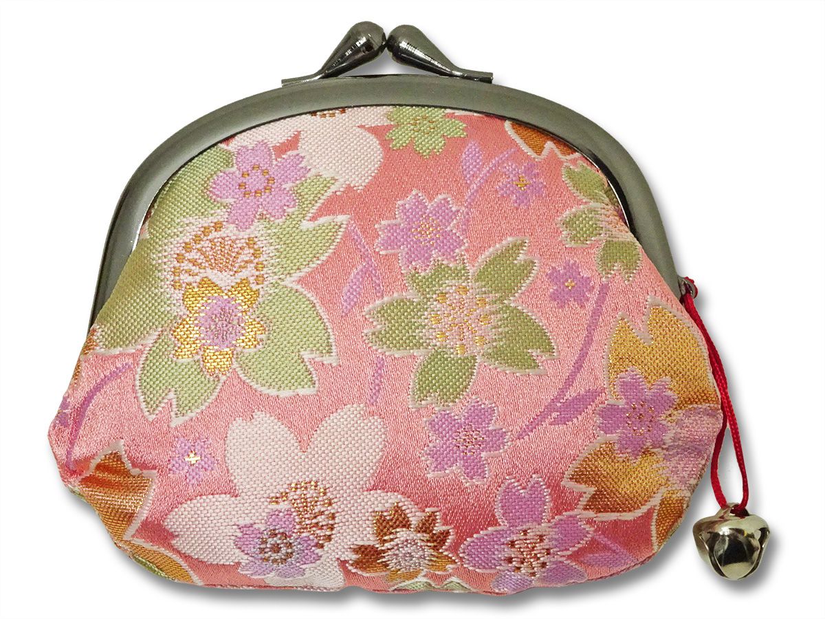 金襴 がま口 和モダン桜