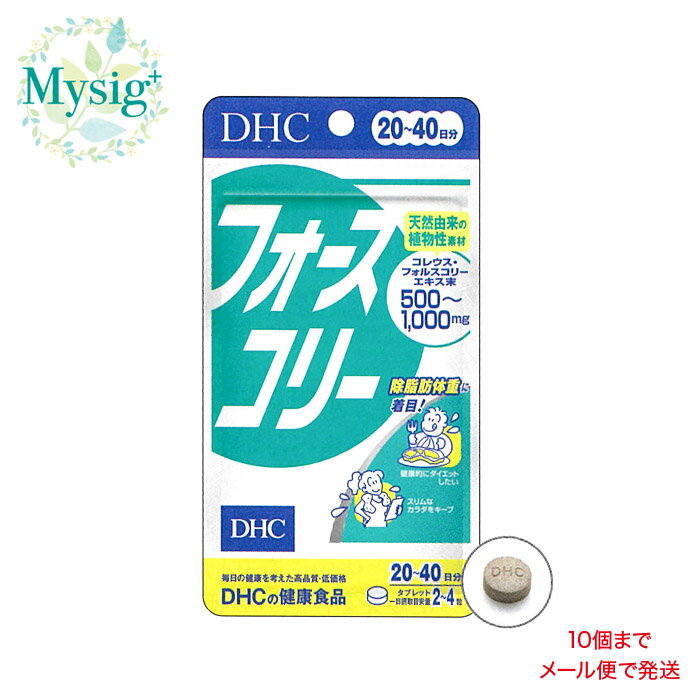 DHC 《ダイエット》 フォースコリー 20〜40日分 80粒 | LBM 除脂肪体重 健康食品 サプリ 健康的にダイエット 太りやすくなった スッキリボディを目指したい 食事によるダイエットが苦手 太りにくい体 健康的なダイエット