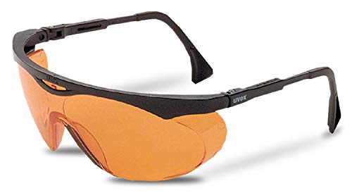 Uvex S1933X Skyper Safety Eyewear, Black Frame, Sct-Orange Uv Extreme Anti-Fog Lens [並行輸入品]