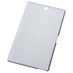 Xperia Z3 Tablet Compact 軽量 60g ソフト カバー ケース シェルジャケット TPU [MIWA CASES] (クリアホワイト/半透明)