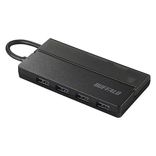 BUFFALO USB3.2(Gen1) TypeC oXp[ USBnu 4|[g P[u[ ^тɕ֗ X^Cv ubN [g e[N