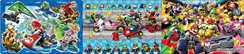 18+24+32ピース 子供向けパズル マリオカート 【ステップパノラマパズル】のサムネイル