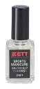 ◆商品名：ZETT(ゼット) 野球 爪保護用 スポーツマニキュア ZNP1 仕様:ノントルエン、トップコート仕様 容量:15ml カラー:透明 主に投手、内野手のツメの「保護」「補強」です。