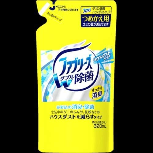 【まとめ買い】ファブリーズ ハウスダストクリア つめかえ用 320ml ×2セット