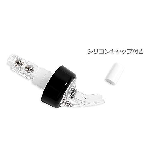 INIBUD 定量 ポーラー ポアラー 30ml ウイスキー ワイン カクテル ボトル 1オンス 4個セット