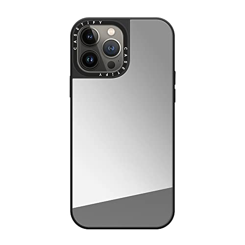 楽天淡路島玉ねぎ　とくまるマーケットCASETiFY MagSafe 対応 ミラーケース iPhone 13 Pro Max - シルバー （ブラックバンパー）