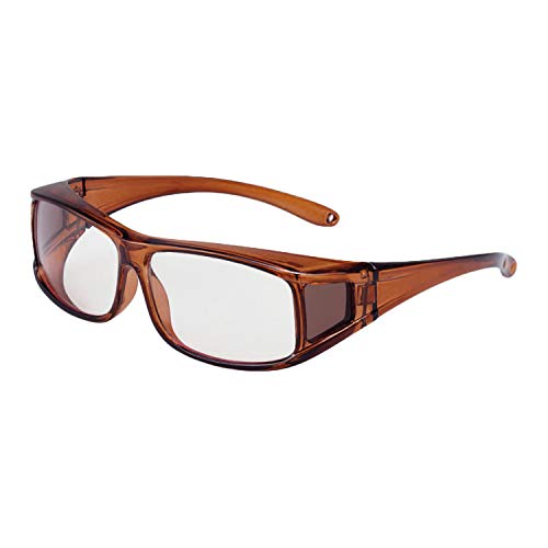 鯖江製レンズのオーバーグラスライトブロッカー メガネ ハイビーム まぶしい 遮光 夜間 運転 ドライブ 車 UVカット