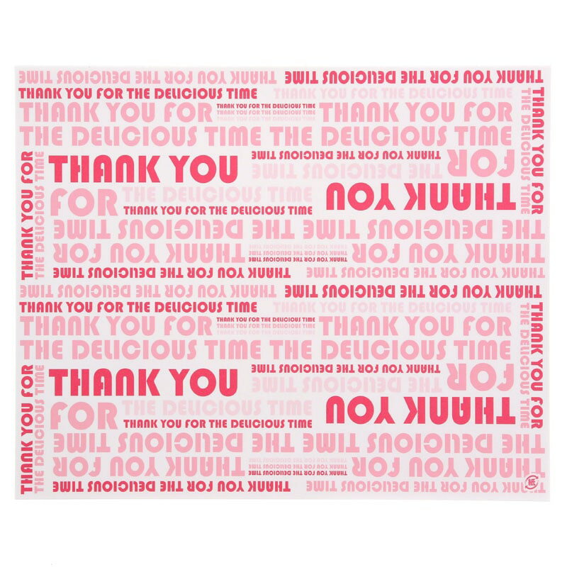 ★＼送料無料／★ HEIKO クレープ包装紙 デリシャスタイム ピンク 100枚 シモジマ