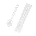 【送料無料】HEIKO プラスチックスプーン 12.3cm 透明 (個包装) 100本