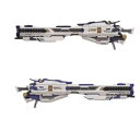 千秋賞 ハイパー・メガ・バズーカ・ランチャー ネイビー色 プラモデル 用武器パーツセット 1/100 と 1/144スケールで使用可能