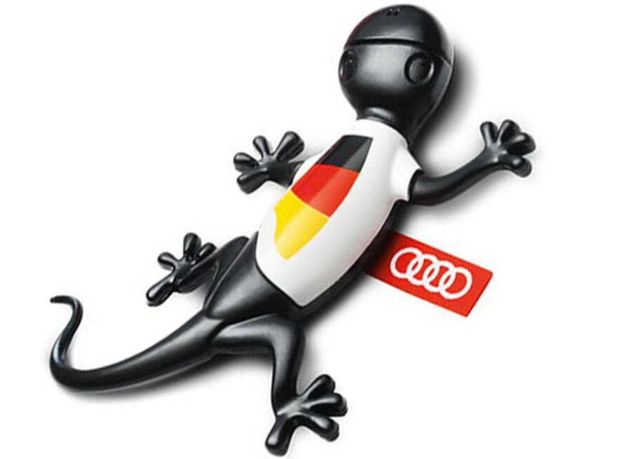 Audi 純正 ゲッコー 数量限定モデル エアフレッシュナー (ドイツ/スパイシー) 車用芳香剤　 イタリア製 芳香剤 エアフレッシュナー エアコン吹き出し口に取付 限定入荷 アロマ トカゲ インテリア 飾り アウディ オリジナル アクセサリー