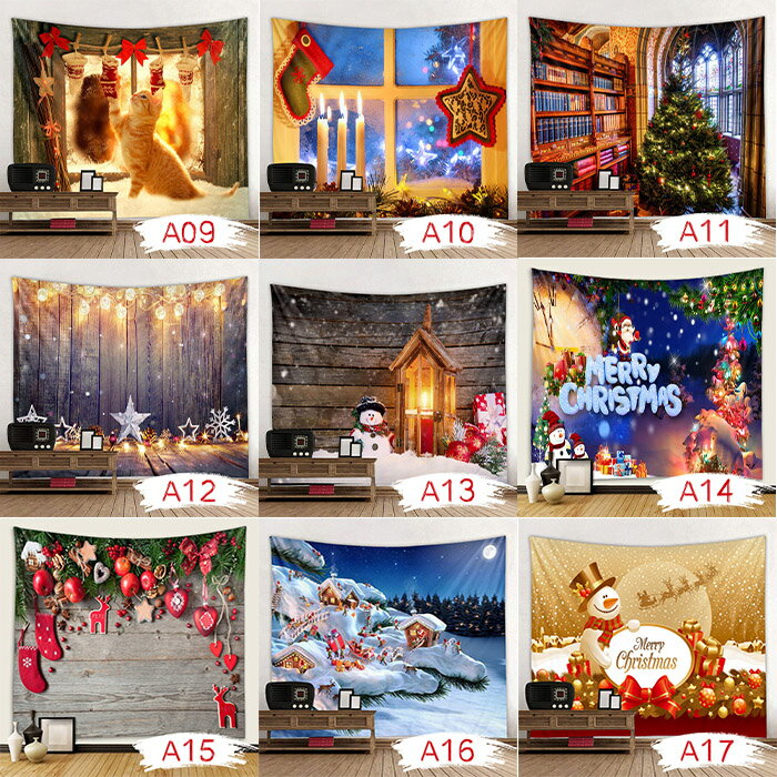 クリスマス タペストリー 飾り 装飾 大型 ク...の紹介画像3
