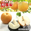 フルーツ 梨 和梨 刈屋梨 約5kg 12-14玉 なし ナシ 山形県産 産地直送 和梨 果物 送料無料