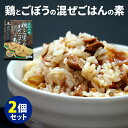 2個セット 鶏とごぼうのまぜごはんの素 （160g×2） 2合用 混ぜご飯の素 ヘルカンパニー レトルト 【メール便送料無料】【食品A】【DM】【海外×】