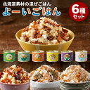 6種セット よーいごはん グリーンカレー・北海道産サケ・知床どり・十勝野ポーク・豚丼・コーン 混ぜご飯の素 まぜごはん 浜田旅館 缶詰【レシピ動画有】【送料無料】【食品A】【DM】【海外×】