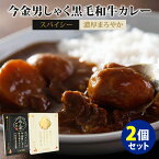 2種セット 今金男しゃく黒毛和牛カレー スパイシー・濃厚まろやか （260g×2） 今金町農業協同組合 レトルトカレー 北海道 今金町 北海道グルメ カレー 【メール便送料無料】【食品A】【DM】【海外×】