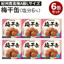 6缶セット 梅干缶(紀州南高梅)こまち食品 南高梅 梅干し 完熟 減塩 Lサイズ 甘い 国産 高級 缶詰 かんづめ 人気 ご当地 お取り寄せ 常温 非常食 保存...