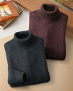 Pierucci/ピエルッチ 裏シャギー付タートルネックセーター2色組 AS-0512(4)