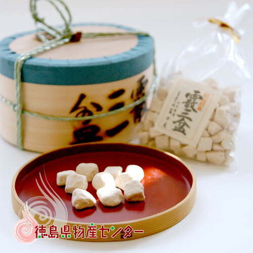 和三盆糖《霰三盆》曲物入 300g 冨士屋/干菓子/砂糖/お茶請け/徳島名産 熨斗 包装 お中元 お歳暮 内祝い 引き出物 贈…