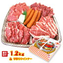 送料無料 特選黒毛和牛の焼肉パーティセット1.2kg 4〜5人前 肉/国産/徳島県産/冷凍便同梱不可/父の日/母の日/誕生日/お中元/お歳暮