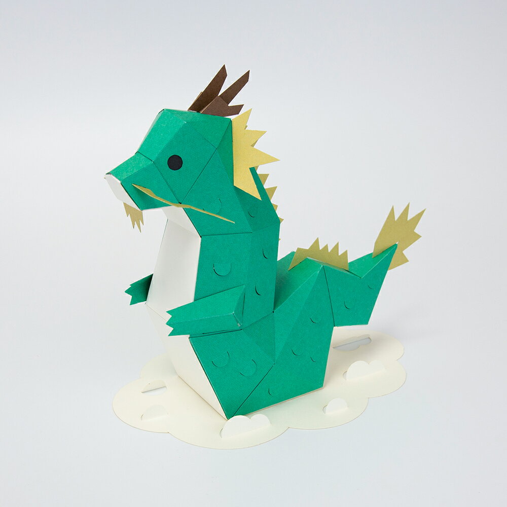 bog craft　ボグクラフト　KAKUKAKU　TINY　ドラゴン　ペーパークラフト　組み立てるインテリア　アニ..