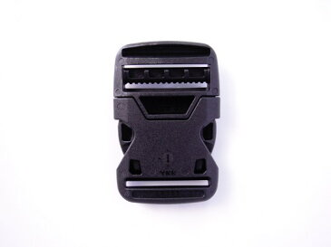3個セット YKK LB38X プラスチック バックル 黒 38mm巾用 送料無料
