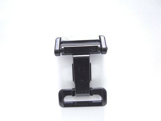YKK LN38H プラスチック ナスカン 黒 38mm巾用 ベルトストラップなどに