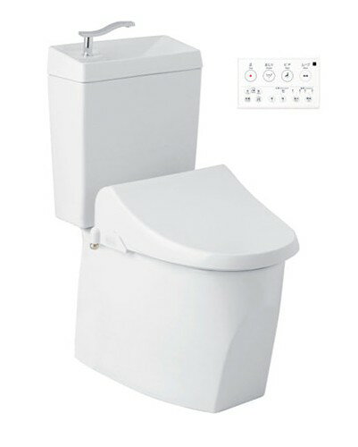 ジャニス工業 キュアーズコア 床排水用 ハンドル洗浄 脱臭付温水洗浄便座 リモコン操作 手洗い付き【SC..