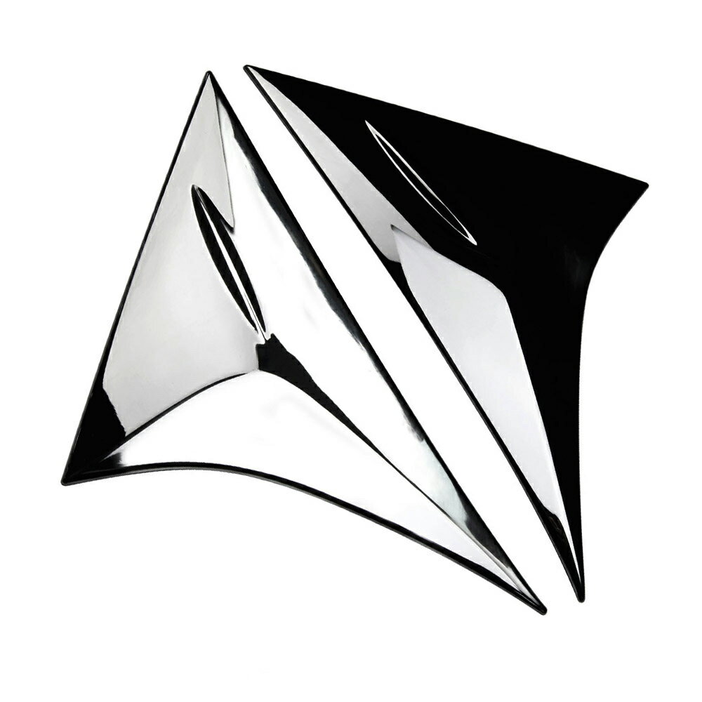 トヨタ 新型 ハリアー 80系 リアウィング ガーニッシュ リアハッチ サイドピラー パネル カスタム メッキ パーツ エアロ 2P TOKUTOYO(トクトヨ)