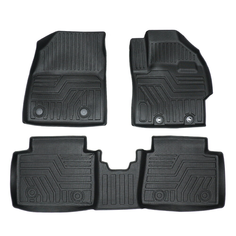 トヨタ 新型 アクア MX系 3D立体 フロアマット 立体 カーマット 防水 滑り防止 耐汚れ TPE素材 専用設計 3Pセット TOKUTOYO(トクトヨ)