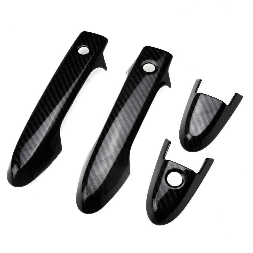 ホンダ VEZEL ヴェゼル フロント ドア ハンドルカバー 外装 カスタムパーツ　ガーニッシュ カーボン調 4P TOKUTOYO(トクトヨ)